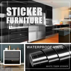 Wallpaper Dapur Anti Minyak & Tahan Panas: Pelapis Meja Lemari Kitchen & Vinyl Furniture Harga Promo Bisa COD
