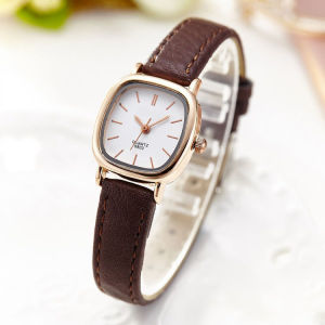 Women Watches Simiple Dial Watch Small Square Wristwatch Quartz Watches for Women Leather Student Clock Black Ladies Fashion Gift Dropship