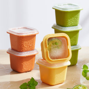 Kotak Mini Cetakan Es Batu Puding Jelly Dengan Tutup
