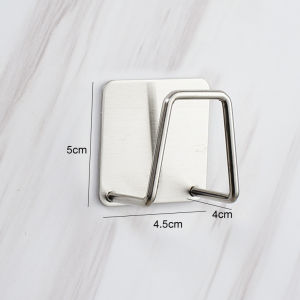 ชั้นวางฟองน้ำสแตนเลส สําหรับอ่างล้างจาน ตะขอติดผนัง ที่แขวนของ ตะขอ ที่แขวนของสแตน ตะขอสแตนเลส ไม่ต้องเจาะ