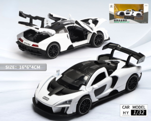 【WJ】1: 32 McLaren Sena die-cast alloy car model childrens toy car simulation car model boy gift sports car toy Kids gift