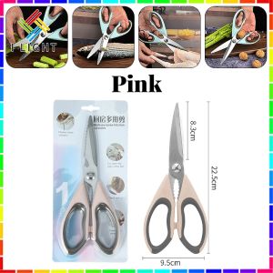 （Fast&COD）Kitchen Shears Household Scissors Blue/Green/Pink 9 Inch Heavy Duty Kitchen Scissor