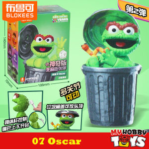 Bruco / Blokees Sesame Street 2 - Ernie Bert Oscar Count Von Count preCOOL Model Kit / Building Toy