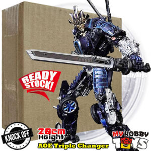 Jinggong Transformable Robot - J01 ( Same Size KO Metagate G01 Haiku Drift ) J-01 Triple Changer AOE