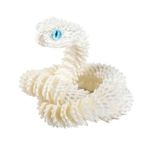 IIRA Realistic 3D Printed Snake Toy Multicolor 30/45/60cm Animal Simulation Model Chinese Zodiac Year of Snakes PLA Simulated Snake Ornament Ornament