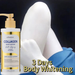 Whitening Collagen Lotion Body lotion pemutih badan permanen hand body pemutih kulit blecing whitening Pulihkan pemutihan kulit memutihkan seluruh tubuh 200ML