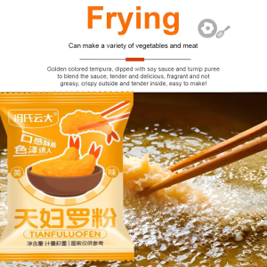 Japanese style lazy fried shrimp batter