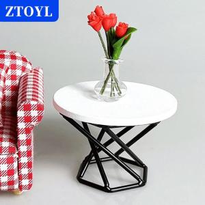 [COD]🔥🔥🔥ZTOYL 1:12 Dollhouse Miniature Coffee Table Tea Table Side Table Furniture Home Model Decor Toy Doll House Accessories