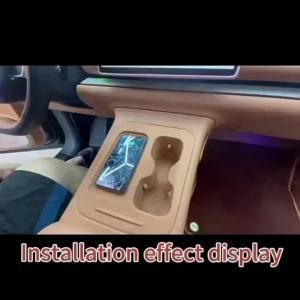 Kail For Leapmotor C10 C16 2024~2026 2025 Car Integrated Center Console Pad Water Cup Silicone Cover Interior Accessories 9Q4T2