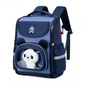 2026 New Primary Students Schoolbags Transparent Pocket Casual Kids Rucksack Boys Girls Backpack Large Capacity Book Bag2026