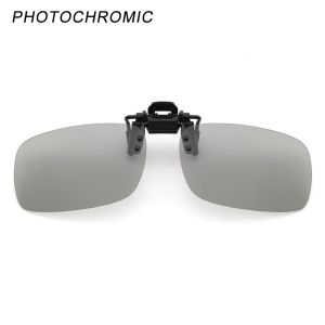 5210A Fashion Eyewear Anti-Glare Flip Up Polarized Clip-on Sunglasses Driving Glasses Night Vision