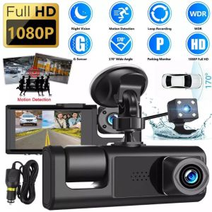 PROMO Kamera Mobil Dashcam Mobil Full HD 3in1 Rear Front Cabin FHD 1080P - MQ20