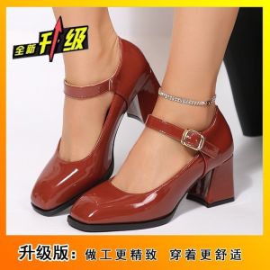 [Free Shipping] Wanwanfeng WomenS Spring And Autumn Single Shoes New Style Elegant High Heels To Match Dresses