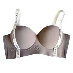 GOOTRADES Close-fitting Wireless Deep V Bra Shockproof Letter Push Up Underwear Comfortable Anti-sagging Brassiere for Women Girls
