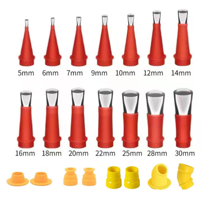 【Ready Stock】Caulking Nozzle Set Stainless Steel 630mm Caulking Tips