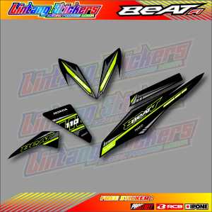 STRIPING VARIASI MOTOR BEAT KARBU / STICKER LIST MOTOR HONDA BEAT KARBU