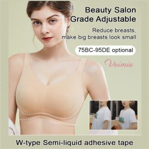 Largebreasted sports bra without scar adjustable side antisagging