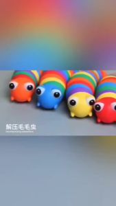 Mumystation Mainan Fidget Slug Ulat anak ulat gerak r/ mainan ulat jalan sensory toys