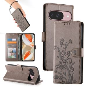 Case For Google Pixel 11 10 9 Pro XL / Google Pixal 10A 9A 8A 7A / Google Pixel 8 7 Pro Lucky Flower Magnetic Leather Wallet Card Slot Flip Case Casing