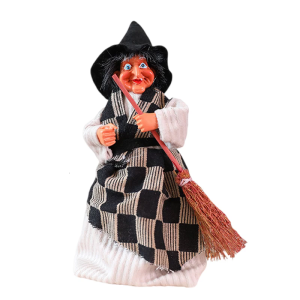 User friendly Plastic Witch Sculpture Safe For Kids Pet Halloween Home Decors Indoor Outdoors Holiday Displays