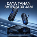 VIVAN Wireless Microphone VWA-M8  High Quality Sound Recording  AI Noise Reduction  Clip On Plug & Play - Garansi 12 Bulan. 