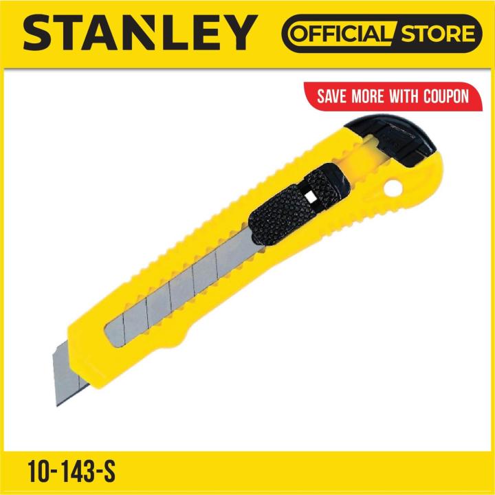 STANLEY 10143S BASIC SNAP-OFF KNIFE 18MM  [ 10-143-S ]