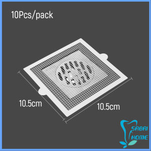 Easy 10Pcs/pack สติกเกอร์ตาข่ายปิดฝาท่อ กรองเส้นผม กันเศษผม เศษอาหาร ลงท่อน้ำทิ้ง Drain Sticker