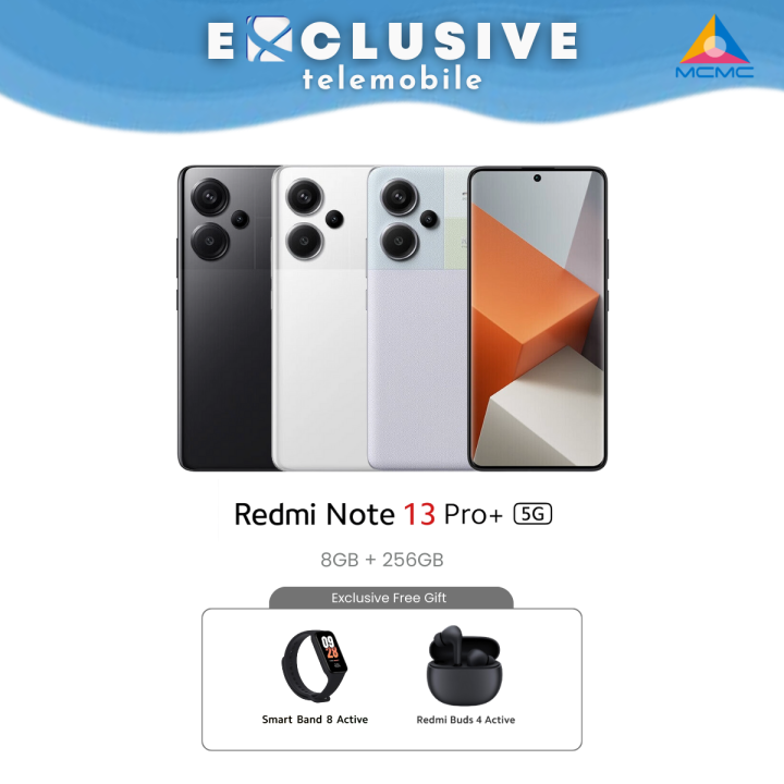 Redmi Note 13 Pro+ 5G / Note 13 Pro 5G (8GB RAM + 256GB ROM) 200MP OIS ...