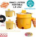 ( BISA COD ) PROMO Panci Listrik Serbaguna Multifungsi Elektric Cooker 1,8 L / Electric Cooker Multifungsi 1,8 L / Panci Listrik / Panci Serbaguna / Alat Masak Elektrik / Penghangat Serbaguna / Mini Cooker Electric Pot Rice / Panci Elektrik + Steamer. 