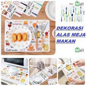 DM20-Tatakan Piring Anti Panas Alas Piring Meja Makan PVC