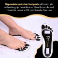 25 Pairs (50Feets) Spray Tanning Feet Pads Sunless Airbrush Tanning Tent Foot Protection. 