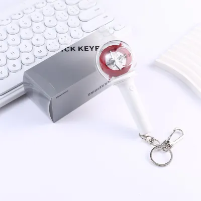 【Limited Quantity】 Idol Stray Kids Lightstick Keyring Skz Mini Glow Keychains Pendant Stay Gift