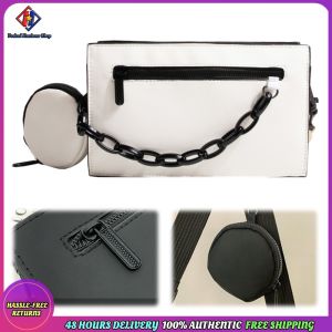 Vodool PU Leather Saddle Crossbody Bag Solid Color Small Square Bag for Women Daily Use and Special Occasion