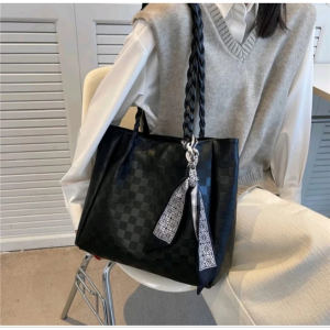 Tas totebag wanita-Tas bahu wanita kuliah kerja liburan-Totebag wanita elegan-Tas korea kekinin 2024