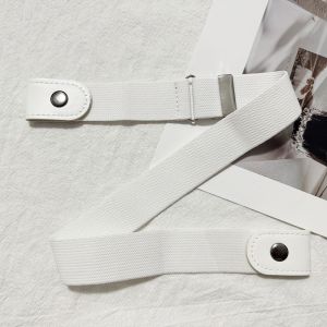 INNEED Easy To Wear Invisible Belt Canvas Stretch Elastic Buckle-Free Belts Convenient Comfortable Elastic Waist Band Fashion Wear