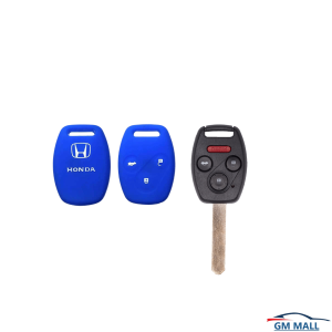 SILICONE CAR REMOTE CONTROL KEY CASE COVER CASING HONDA City 2010 Civic Stream Jazz CRV 3 Button Alarm Remote Control