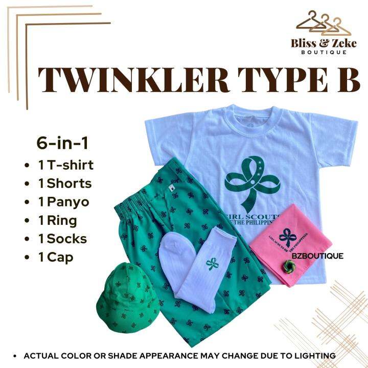 Girl Scout Twinkler Type B Complete Set Of Uniform | BZBoutique | Lazada PH