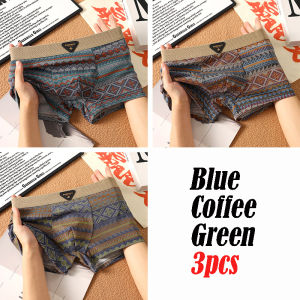 ANDERSON TALISCA Cotton 1pcs/3pcs Underwear Men Boxer Hot Underpants Man Penis Mens Boxers Cuecas Masculinas Size L-3XL MLS8130