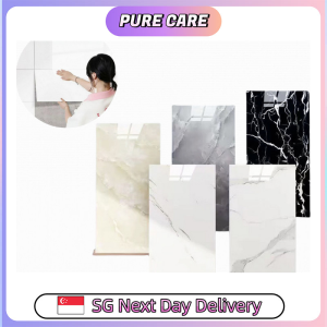 【Pure Care】 Self Adhesive Wall Sticker / Marble Waterproof Wallpaper / Tile Sticker Easy DIY Home Makeovers