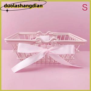 [Duola] ตะกร้าเก็บเครื่องสำอางตั้งโต๊ะขนาดเล็กสำหรับเด็กผู้หญิง ตะกร้าใส่เครื่องสำอางตกแต่งโต๊ะ