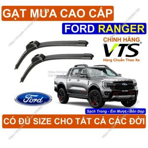 Gạt Mưa Kính Lái Silicon Cao Cấp Ford Ranger Cặp G.ạt Mưa Kính Lái Ford Ranger Có Đ.ủ Size Cho Các Đời Xe Ford Ranger