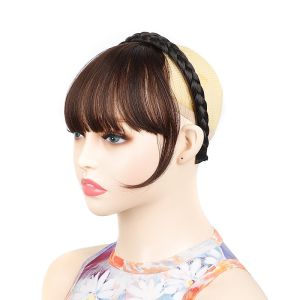 Wig Bangs Hairband Fake Hair Headband Fringe Hair Extension Women Girls Clips In Hair Extension Hair Accessories Hairpiece Clips