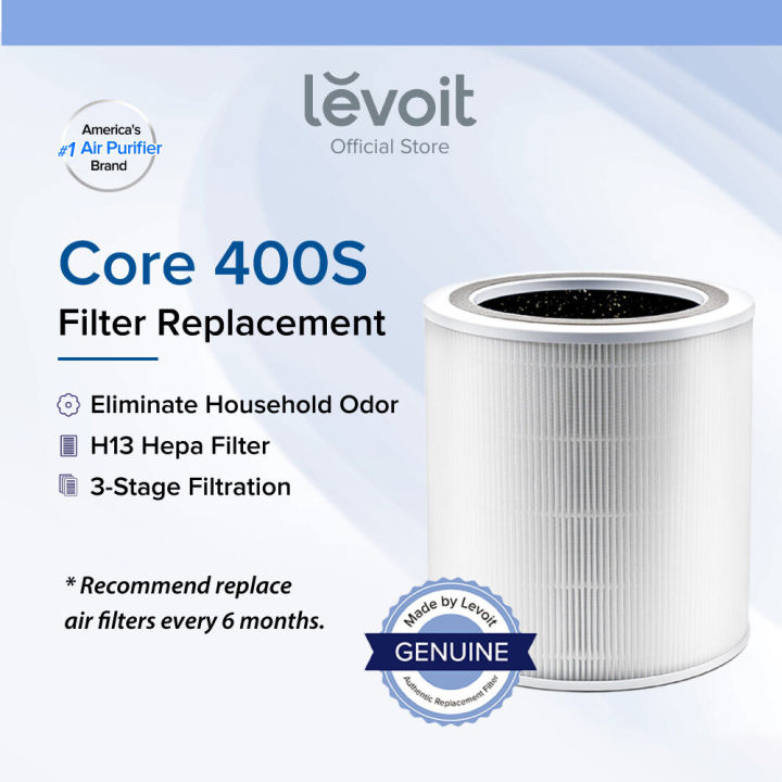 Levoit Core 400S True HEPA 3Stage Original Replacement Filter Core