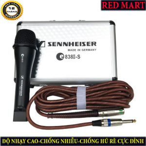 Micro Có Dây E 838II-S SENNHEISER Micro Sennheiser E 838II-S Hát Cực Hay Chống Hú Rè Truyền Tín Hiệu Linh Hoạt-Chính Xác Hút Âm Xa Nhạy Tiếng Ca Trong Trẻo  Hỗ Trợ Hát Nhẹ Và Tương Thích Với Nhiều Giọng Hát.