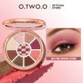 O.TWO.O 9 Warna Eyeshadow Palette High Pigment Waterproof Long-Lasting Eye Shadow. 