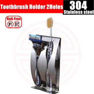 Wall Mount Toothbrush HolderTooth Brush Shelf Organizer3M Self-AdhesiveNo Drilling RequiredNot Rusty