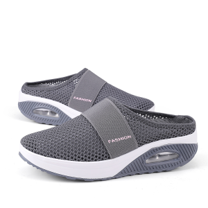 KOKOMO Women Air Cushion Cmfort Slip On Shoes Sneakers Lightweight Breathable Mesh Outdoor Casual Walking Shoes For Women Breathable mesh slippers slipper for women