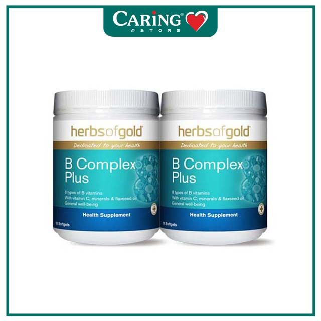 HERBS OF GOLD VITAMIN B COMPLEX PLUS SOFTGEL 90S X 2