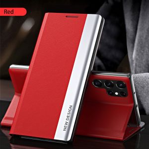 Magnetic Flip Cover Leather For Samsung Galaxy S23 S23 Ultra Plus FE + S23ultra A14 4G 5G LTE Luxury Leather Stand Casing Phone Shockproof Bumper Case