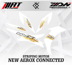 Striping Aerox - Stiker Aerox 155 Connected Retro (Sudah Terpotong)